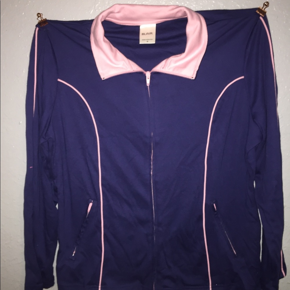 Blair Navy Blue and Pink Jacket